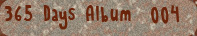 RockBar GALAXIE500 365 Days Album 002